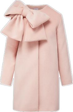 Pink Single-breasted Pea Coat For Winter, Elegant Pink Single Breasted Wool Coat, Pink Single-breasted Wool Coat For Fall, Pink Coat Fur Trim, Pale Pink Fur Coat, Fall Collections, One Piece, Wool, Things To Sell