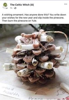 a christmas tree made out of wine corks is featured in an article on the internet