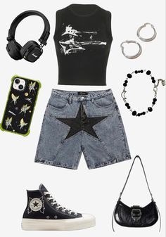 Indie Rock Outfits, Summer Grunge Outfits, Rock Clothes, Find Your Own Style, Streets Of Tokyo, Dream Fashion, 2000s Fashion Outfits, Grunge Goth, Own Style