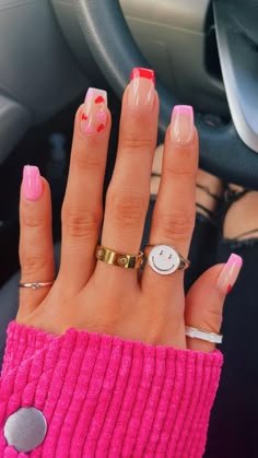 VALENTINES NAILS💖💖 in 2022 | Classy acrylic nails, Valentines nails, Fire nails Cute Short Nails Acrylic Ideas Summer, Nail Idea Valentines, Nails Acrylic Designs 2023, Preppy French Tip Nails With Design, Preppy Nail Ideas For Short Nails, Fun Tips Nails, How To Extend Nails With Gel, Easy Things To Make To Eat Snacks, Nail Designs For Anniversary