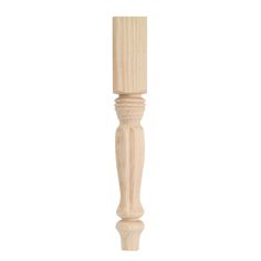 This stylish table leg is great for dressing up new tables and restoring old ones. It is constructed of furniture grade solid hardwood for the finest appearance and long lasting durability. The table leg comes with a pre-installed 5/16 - 18 hanger bolt that provides fast and easy installation when using any Waddell quick mount surface plate. It is sanded smooth and ready for your custom finish. Waddell 2.25-in x 21-in Country French Ash Table Leg | CF21-A Natural Wood Table, Hanger Bolts, Wood Table Legs, Bbq Cover, Pressure Washer Accessories, Diy Candle Holders, French Table, Table Leg, Stylish Tables