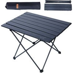 an image of a folding table set up