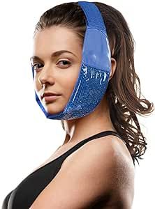 Hot Cold Jaw and Forehead Ice Pack by FOMI Care | Flexible Gel Bead Wrap for TMJ, Wisdom Teeth, Oral and Facial Surgery, Dental Implants, Migraine, Headache, Chin and Tooth Pain | Adjustable (Blue) Wisdom Tooth Extraction, Migraine Headache, Facial Surgery, Tooth Removal, Gel Beads, Tooth Pain, Tooth Extraction, How To Relieve Headaches, Gel Pack