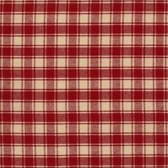 a red and white plaid fabric