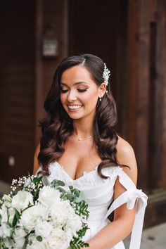 Wedding hairstyles, wedding makeup, wedding flowers, wedding gown Best Day Of My Life, Hairstyles Wedding, Makeup Wedding, Wedding 2024, The Best Day, Wedding Hair And Makeup, Day Of My Life, Flowers Wedding, Hair And Makeup