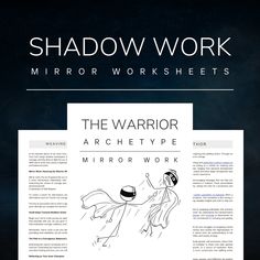 the warrior archety type checklist for shadow work