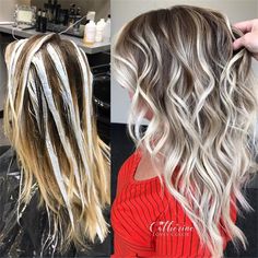 Hair Color For Brown Skin, Medium Highlights, Blond Balayage, Hair Balayage, Trendy Hair, Ombre Hair Color, Short Hairstyle, Cool Hair Color