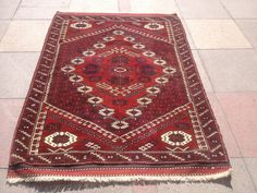 Turkish Handmade Vintage west anatolian Bergama hand wowen wool on wool old carpet rug 38,5 " by 49,2" inches (98cm by 125cm) Old Carpet, Secret Rooms, Beauty Stuff, Carpet Rug, Rug Carpet, Kilim Rug, Kilim Rugs