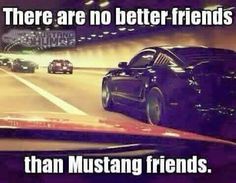 there are no better friends than mustang friends