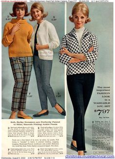 1970s Womens Fashion, 1960s Silhouette, 60s Wardrobe, 1964 Fashion, 1965 Fashion, Early 1960s Fashion, Clothing Ads, 1960s Fashion Women