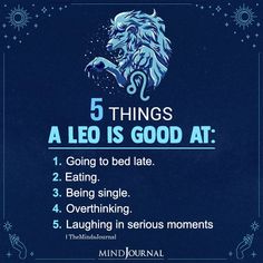 the 5 things a leo is good at