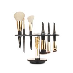 PRICES MAY VARY. ✅ EFFICIENT ORGANIZATION - Keep your makeup brushes neatly organized with our all-in-one brush holder air-dry rack, which comes with 32 intelligently designed slots to accommodate all types and sizes of makeup brushes, keeping your makeup area tidy ✅ DURABLE & SPACE-SAVING - Our elegant makeup brushes holder is crafted from high-quality acrylic, and its compact design maximizes space while providing ample room for all your brushes, making it a must-have for any makeup enthusiast Makeup Brushes Amazon, Makeup Brushes Holder, Types Of Brushes, Brush Dryer, Luxurious Makeup, Makeup Brush Organizer, Dryer Rack, Makeup Area, Brush Organizer