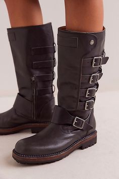 We The Free Jackson Moto Boots Moto Boots, Lug Sole, Soft Leather, Boho Outfits, Free People, Buckle, Boots, Leather