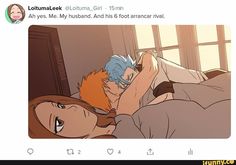 an animated image of two people laying in bed with the caption that reads, i love you so much