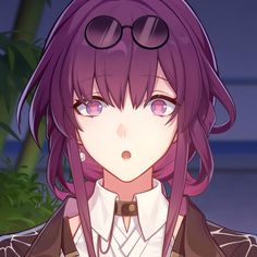 Kafka Icon, Anime Reccomendations, Face Expressions, Honkai Star Rail, Star Rail, An Anime, Purple Hair, Cute Icons, Manga Art