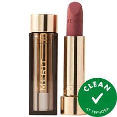 A lightweight, soft-matte lipstick that has a nondrying formula for buildable color that feels like nothing on the lips. Formulation Type: Lipstick Benefits: HydratingHighlighted Ingredients: - Hyaluronic Acid: Visibly plumps lips and locks in moisture for long-lasting hydration.- Sesame Seed Extract: Smooths and conditions lips for all day comfort.Ingredient Callouts: Free of parabens, formaldehydes, formaldehyde-releasing agents, phthalates, mineral oil, retinyl palmitate, oxybenzone, coal tar, hydroquinone, sulfates SLS & SLES, triclocarban, triclosan, and contains less than one percent synthetic fragrance. It is also cruelty-free.What Else You Need to Know: This lightwei Merit Lipstick, Merit Signature Lip, Mauve Lipstick, S Signature, Lip Plumper, Beauty Items, Lipstick Lip, Luxury Beauty, Matte Lipstick