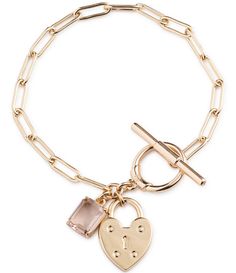 From Lauren Ralph Lauren&#x2C; this bracelet features:Line braceletRose gold-tone hardwareToggle closureApprox. 7.25" length Imported. Ralph Lauren Style, Vintage Rose, Dillard's, Vintage Roses, Lauren Ralph Lauren, Light Pink, Jewelry Bracelets, Gold Tones, Jewelry Accessories