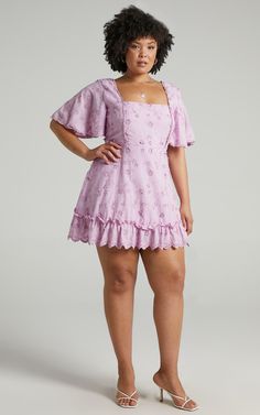 Fancy A Spritz Mini Dress in Lilac | Showpo Y2k Homecoming Dresses, Baby Shower Guest Outfit, Cute Graduation Outfits, Outfit Ideas For Plus Size, Airy Styles, 2023 List, Spring Dance Dresses, Cute Spring Dresses, Hoco Court