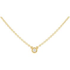 18K Yellow Gold Tiffany & Co Diamond Solitaire Necklace with 0.05 Carat Round Diamond Tiffany Diamond Necklace, Diamond Necklace Tiffany, Gold Tiffany, Tiffany And Co Necklace, Solitaire Necklace, Diamond Birthstone, Diamond Solitaire Necklace, Luxury Necklace, Solitaire Necklaces