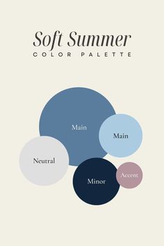 the color palette for soft summer