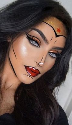 Beautiful Halloween Makeup, Makeup Looks To Try, Makeup Zombie, Halloween Makeup Clown, Fantasy Make-up, Halloweenský Makeup, Halloween Make-up Looks, Makeup Scary