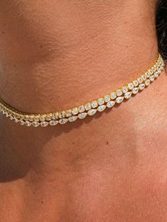 Premium Materials: Expertly crafted from high-quality 925 sterling silver over 14k gold plated or rhodium , ensuring durability and a radiant shine. ✨CUBIC ZIRCON STONES. Choker MEASURES 12.5-15.5 inches. Add a splash of color and elegance to your jewelry collection with our Diamond Pear Tennis Necklace. This exquisite bracelet features dazzling pear-shaped stones in a variety of vibrant hues, highlighted by stunning yellow gems. Perfect for any occasion, this piece effortlessly combines sophistication with a playful touch of color **Care Instructions To keep your necklace looking its best, avoid exposure to water, perfumes, and harsh chemicals. Store it in a cool, dry place when not in use. **Packaging Comes in a stylish jewelry box, ready for gifting. Let me know if there's anything you' Tennis Jewelry, Yellow Gems, Tennis Necklace, Bridesmaid Necklace, Pear Diamond, Stylish Jewelry, Wedding Necklace, Color Splash, Diamond Necklace