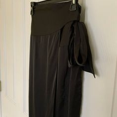 Vicki Satin Wrap Skirt Size Small Black Tie On The Side Wrap Closure Adjustable Sku 374 Satin Wrap Skirt, Wrap Midi Skirt, Midi Wrap Skirt, Tulle Midi Skirt, Pretty Skirts, Knit Midi Skirt, Crop Top Skirt, Cargo Skirt, Skirt Women