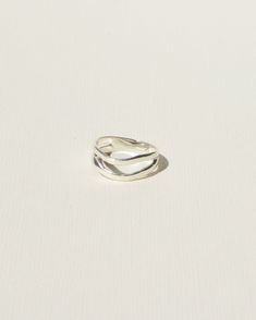 Sterling Silver Rounded Double Split Ring -Sterling silver -Single band -Available in US sizes 5-9 Wax Ring Carving Ideas, Wavy Ring, Wax Ring, Unique Silver Rings, Ring Inspo, Silver Ring Designs, All In, Wax Carving, Star Ring