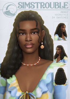 Poc Sims4 Cc, Poc Hair Sims 4 Cc, Mods Ts4, Sims 4 Cc Hair