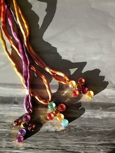 I love the Swarovski cross So I make this with multicolore Swarovski 39 SS. With the same colors of the silk cord Italy, Necklaces, Silk Necklace, Summer Necklace, Silk Cord, Charm Necklace, Charms, Jewelry Necklaces, Silk