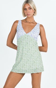 Two Tone Nellie Mini Dress Nellie Mini Dress, Brunch Dress, Mini Dresses Online, Invisible Zip, Loungewear Sets, Casual Tank Tops, Floral Mini Dress, Printed Mini Dress, Dress Romper