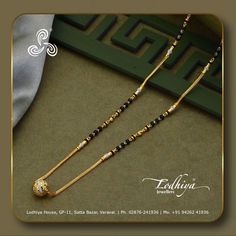 Short Black Beads Designs Gold, Short Mangalsutra Designs Gold Modern, Nallapusalu Designs Gold Short, Modern Mangalsutra Designs, Maharashtrian Jewellery, Fashion Jewelry Necklaces Gold, Mangalsutra Chain