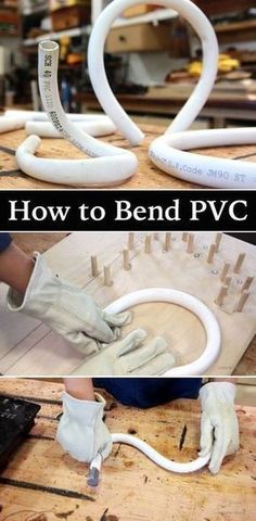 how to bend pvg hoses