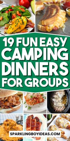 19 fun camping dinner ideas for groups