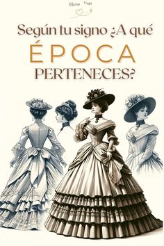 an image of three women in dresses with the words, sequin tusigno e poca pertemes?