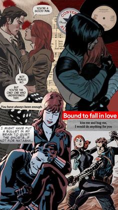 Winterwidow Comics, Black Widow Red Room, Bucky And Natasha, Comics Poster, Black Widow Winter Soldier, Black Widow Aesthetic, James Barnes, Comics Love