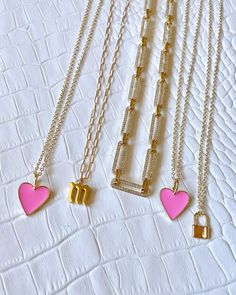 Preppy Necklaces, Paperclip Chain Necklace, Jewelry Dainty, Jewelry Outfit