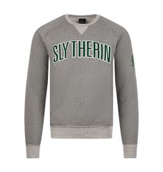 Represent your house team with this Slytherin Sweatshirt featuring an applique Slytherin crest patch and house name! Browse the Harry Potter Shop here. Slytherin Sweatshirt, Slytherin Crest, Hogwarts Acceptance Letter, Harry Potter Shop, Harry Potter Slytherin, Harry Potter Outfits, Exchange Student, Box Lunch