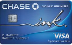 chase business credit card with signature logo