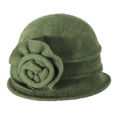 PRICES MAY VARY. 100% wool vintage winter hat, highly resilient, soft to the touch, providing head comfort and warm in cold weather. Inspired by the 1920s vintage cloche hat for women, decorated with a stitched (NOT glued) flower accent, more elegant and feminine look, go well with your dressy clothes. Can be stuffed into your handbag or suitcase easily, when needed it can regain its shape to wear. For easy travel or moving between events. This classy wool bucket hat is perfect for formal occasi Vintage Winter Hat, 1920s Vintage Dresses, Cappello Cloche, 1920s Hats, Wool Bucket Hat, Dressy Clothes, Winter Bucket Hat, 1920s Vintage, Dress Winter