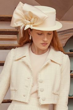 The Orchid Boater is a sensational new piece of sustainable millinery for this season. A statement couture straw hat, made of Panama straw that has been hand woven in Ecuador. It is trimmed with structured silk bow and flower detail. It has a soft elasticated inner ribbon for a comfortable fit. Team with our beautiful Layla Jacket and Zelda Skirt in Cream Tweed to create the most sensational modern occasion wear look. Perfect for Royal Ascot and special summer weddings. Designed in collaboration London Boutique, Casual Hat, Royal Ascot, British Design, Straw Hat, Dress Patterns, Sustainability, Summer Wedding, Occasion Wear