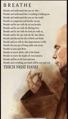 Prana Quotes, Tich Nhat Hanh Quotes, Breathwork Quotes, Zen Buddhism Quotes, Hata Yoga, Thich Nhat Hanh Quotes, Pranic Healing, Buddhist Wisdom, Buddha Quotes Inspirational