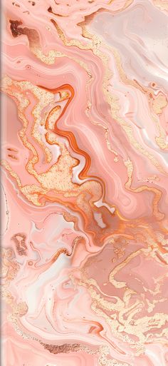 an abstract pink and gold marble background