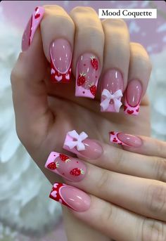 Flower Toe Nails, Art Guide, Summery Nails, Girly Acrylic Nails, Really Cute Nails, Uñas Acrilicas