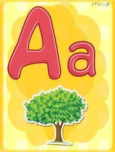 the letter a is for tree