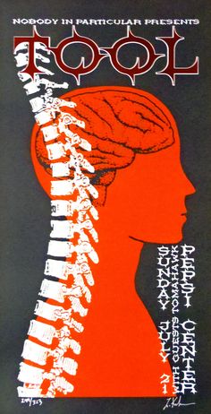 an orange poster with a woman's head and the words tooll on it