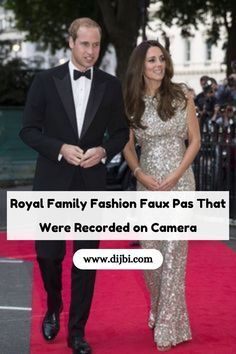 the royal family fashion faux pass that were recorded on camera