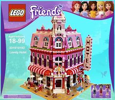 the lego friends set is in its box