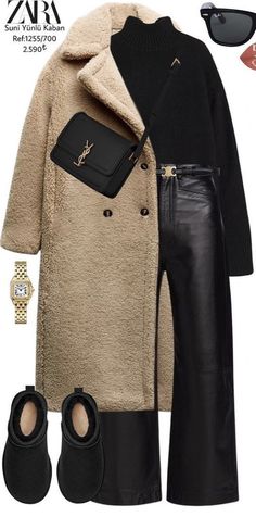 Dramatic Winter Outfit, All Saints Outfits Women, Christmas Day Outfit Women Classy, Winter Outfits 2024 Fashion Trends Women, Fur Coat Outfit Black Women, Fall Outfits Classy Elegant, Wintertime Outfits, Outfits For Christmas Party, Cold Weather Style