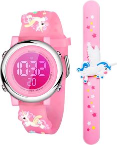 Find 2 Pieces Kids Unicorn Watch Toddler Watch And Silicone Wristband Cute 3d Kids 7 on eBay in the category Jewelry & Watches>Watches, Parts & Accessories>Watches>Wristwatches. Unicorn Watch, Light Watch, Color Lights, Best Watches For Men, Kids Luggage, Digital Watch, Pharmacy Gifts, Stylish Accessories, Cool Watches